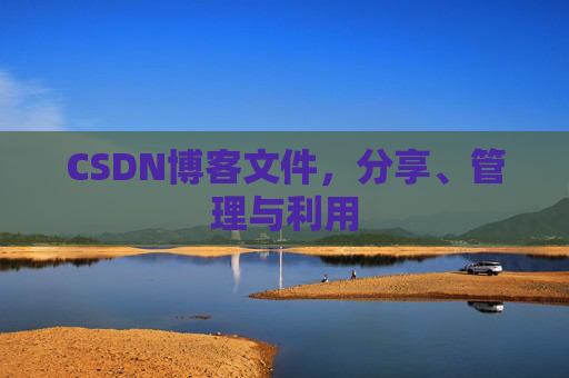 CSDN博客文件，分享、管理与利用